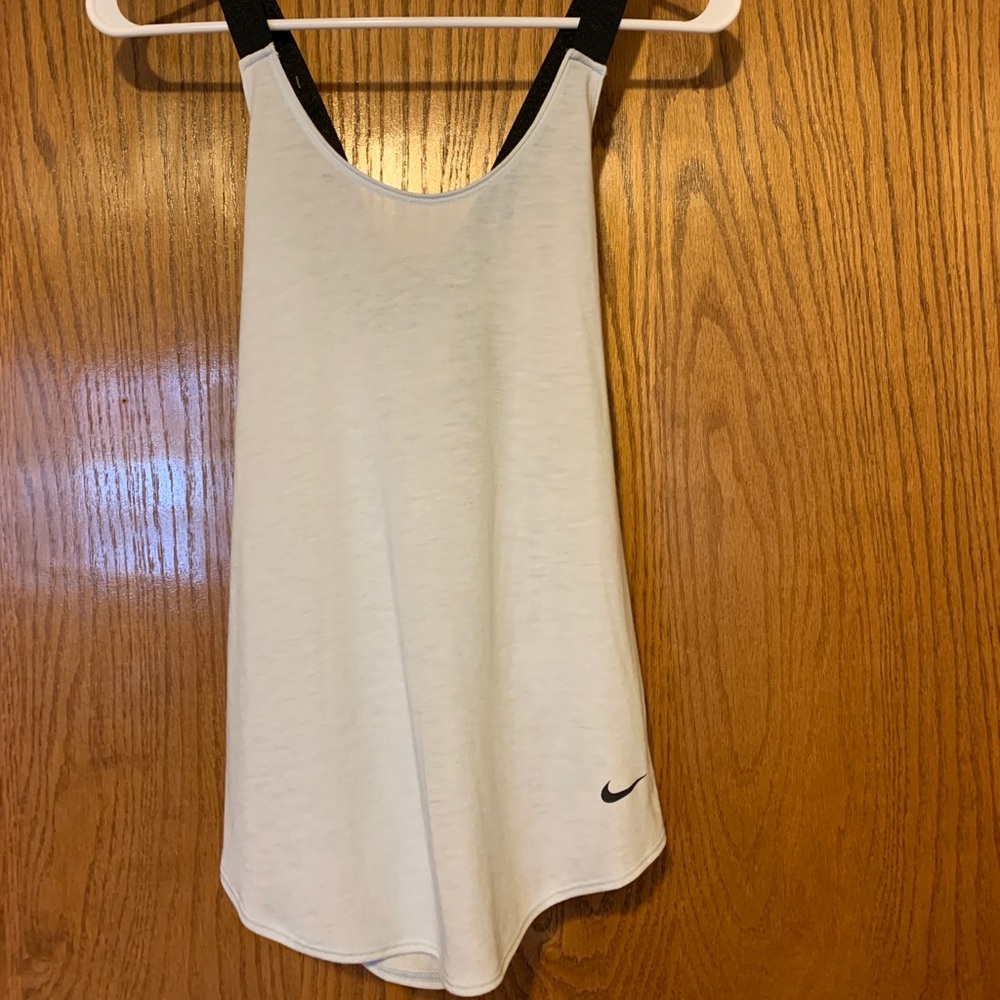 White Nike Workout Tank
